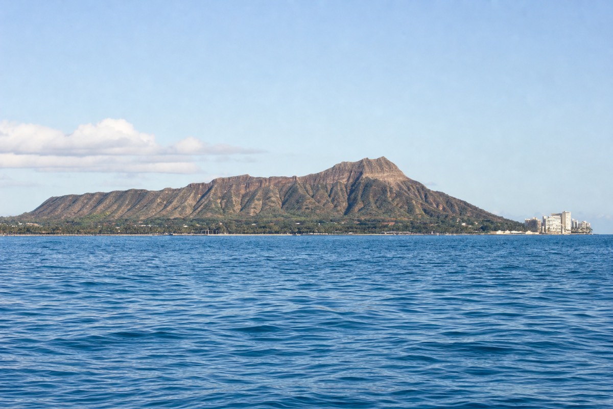 Diamond Head viewed from the water