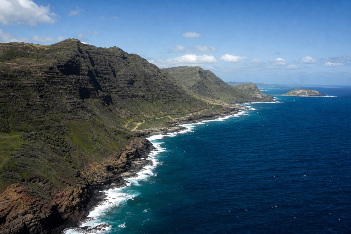 Oahu's coastline